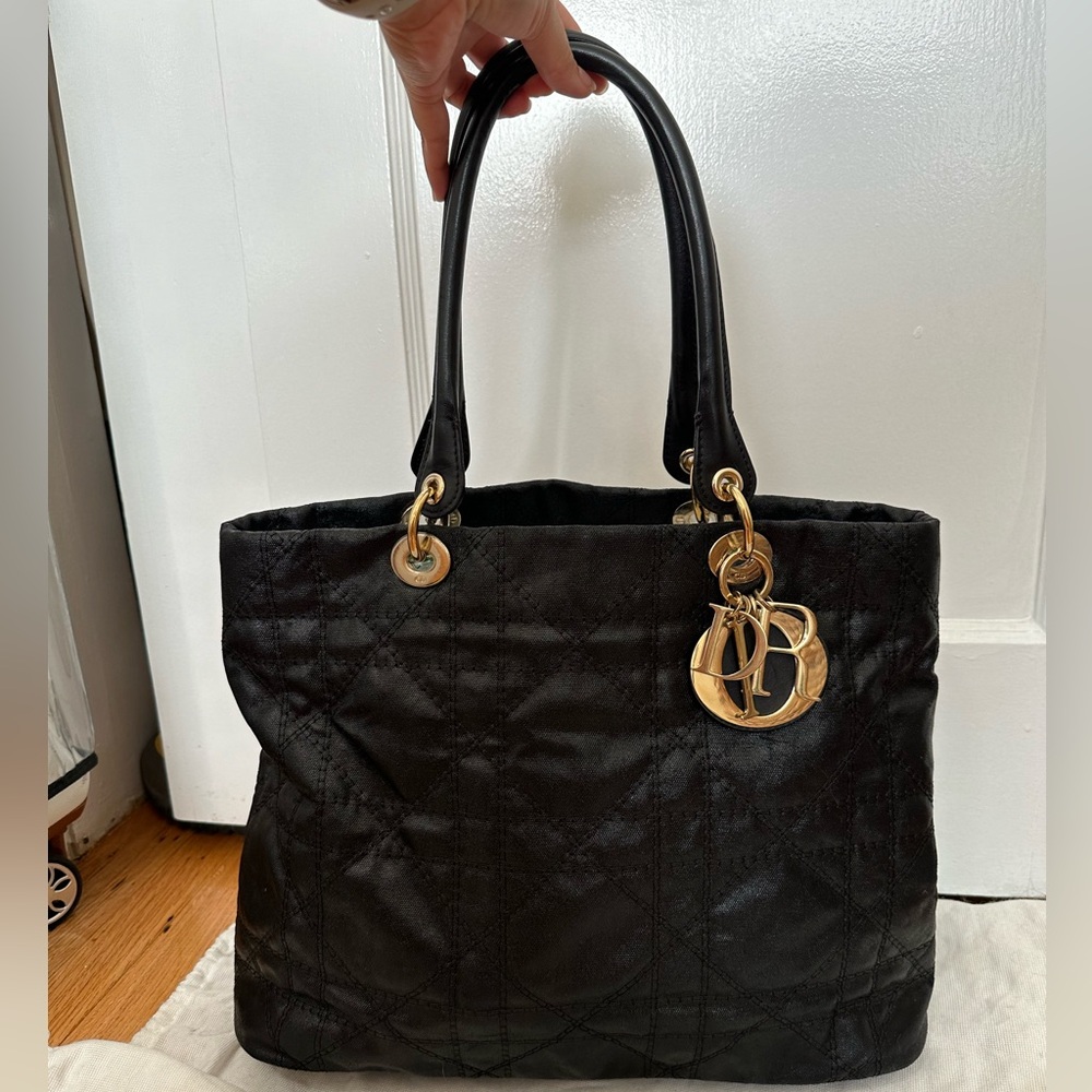 Dior Canvas Cannage Large